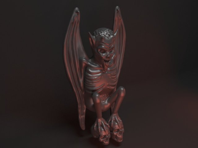 DEVIL IN LONDON 3Dプリントモデル .c4d .max .obj .3ds .fbx .stl .blend 