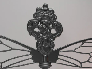 DRAGONFLY KEY HAIRCLIP 3D Print Model