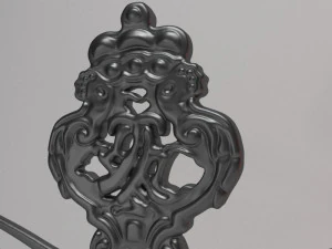 DRAGONFLY KEY HAIRCLIP 3D Print Model
