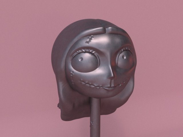 JACK AND SALLY HAIRCLIP 3D Print Model .c4d .max .obj .3ds .fbx .stl .blend 