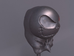 JACK AND SALLY HAIRCLIP 3D Print Model