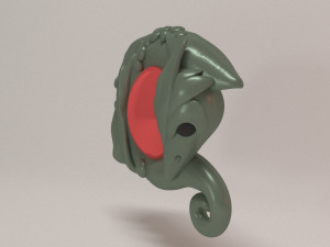COLLAR DRAGON BEBE 3D Baskı Modeli