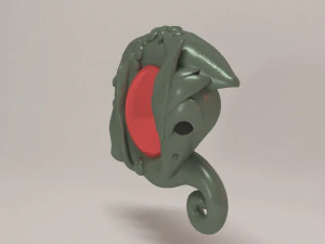 COLLAR DRAGON BEBE 3D Print Model