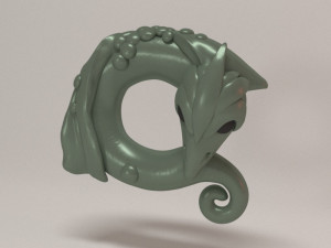 COLLAR DRAGON BEBE 3D Baskı Modeli