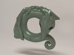 COLLAR DRAGON BEBE 3D Print Model