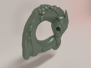 COLLAR DRAGON BEBE 3D Baskı Modeli
