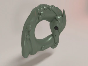 COLLAR DRAGON BEBE 3D Print Model