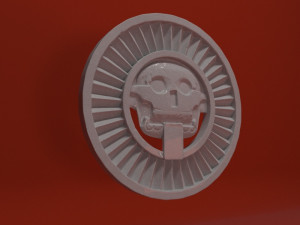NECKLACE MICTLANTECUHTLI 3D Print Model