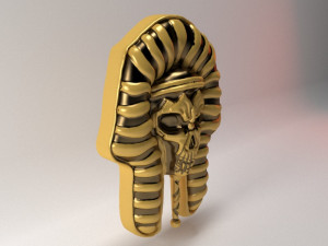 PHARAOH SKULL Model Cetak 3D