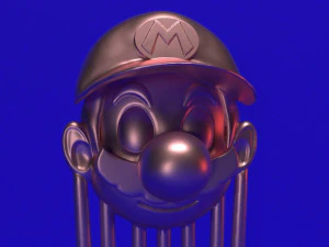 MARIO MORSETTO PER CAPELLI Modello di stampa 3D