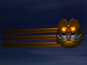 GARFIELD HAIR CLIP Modelo de Impressão 3D