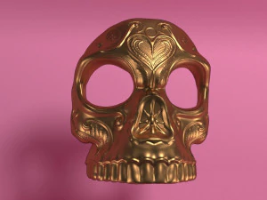 GRAMPO DE CABELO LA CATRINA Modelo de Impressão 3D