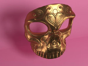 HAIR CLIP LA CATRINA 3D Print Model