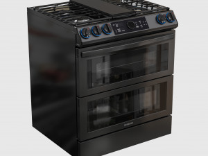 Samsung NY63T8751SG: Front Control Slide-in Dual Fuel Range with