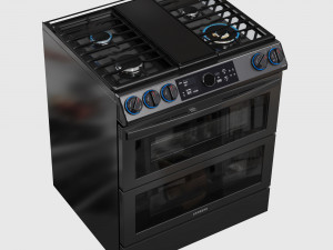 Dual Fuel Range Samsung 3Dモデル