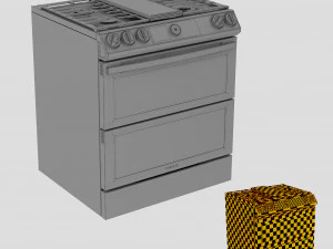 Dual Fuel Range Samsung 3D Model