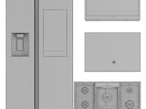 Appliance collection Samsung V03 3D Model
