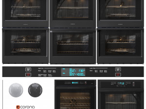 Samsung Oven Set01 3D Model