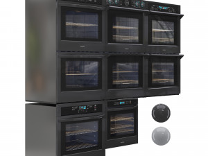 Samsung Oven Set01 3D Модель