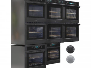 Samsung Oven Set01 3D Model