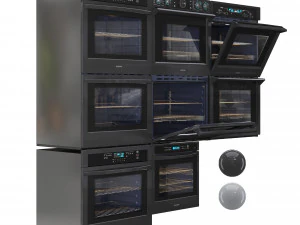 Samsung Oven Set01 3D Model