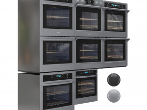 Samsung Oven Set01 3D Модель
