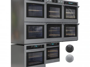 Samsung Oven Set01 3D Model