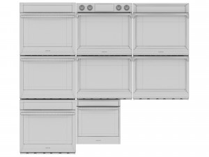 Samsung Oven Set01 3D Модель