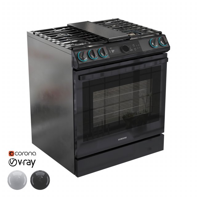 Fuel Range SAMSUNG 3D Модель .c4d .max .obj .3ds .fbx .stl .blend 