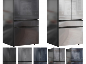 Samsung Refrigerator Set01 3D 모델