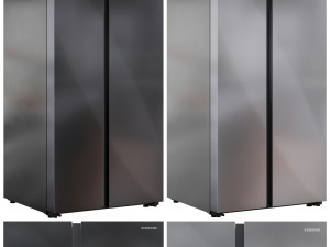 Samsung Refrigerator Set02 3D Model