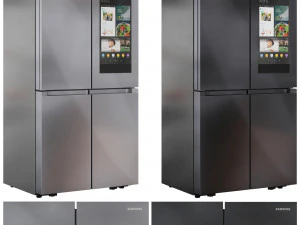Samsung Refrigerator Set02 3D Model