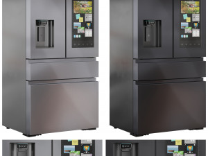 Samsung Refrigerator Set02 3D Model