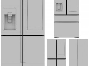 Samsung Refrigerator Set02 3D Model