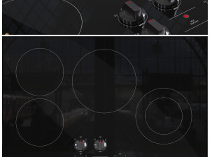 Samsung Electric Induction Cooktop 3D 模型