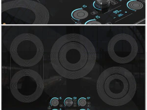 Samsung Electric Induction Cooktop 3D Model