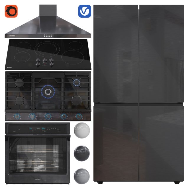 Appliance Collection Samsung V05 Modèle 3D .c4d .max .obj .3ds .fbx .stl .blend 