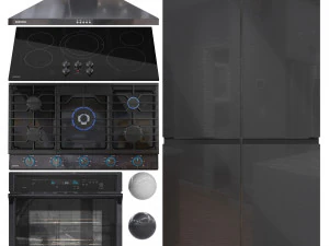 Coleção de Eletrodomésticos Samsung V05 Modelo 3D
