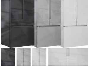 Bosch Refrigerators Set01 3D Model
