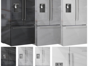 Bosch Refrigerators Set01 3D Model