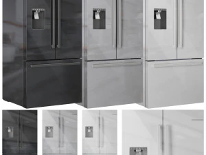 Bosch Refrigerators Set01 3D Model