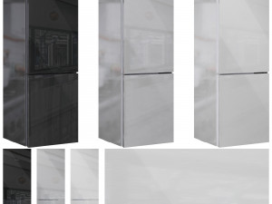 Bosch Refrigerators Set01 3D Model