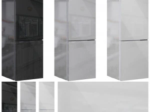 Bosch Refrigerators Set01 3D Model