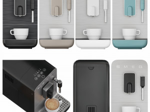 SMEG Espresso Auto Coffee Machine Model 3D
