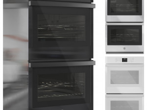 GE Oven Set 01 Modello 3D