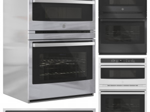 GE Oven Set 01 Modello 3D