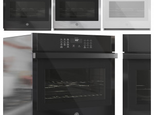 GE Oven Set 01 Modello 3D