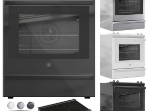 GE Electric Range 30SlideIn 3D Model