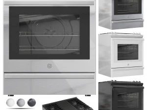 GE ガスレンジ 30SlideIn 3Dモデル