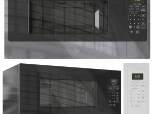 GE Microwave Set 01 3D Модель